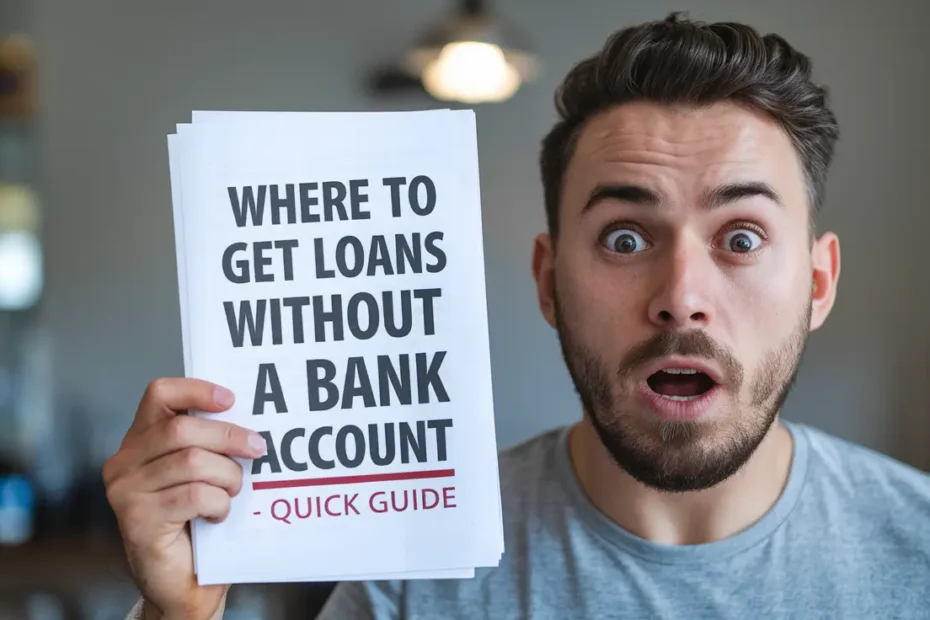 Where to Get Loans Without a Bank Account